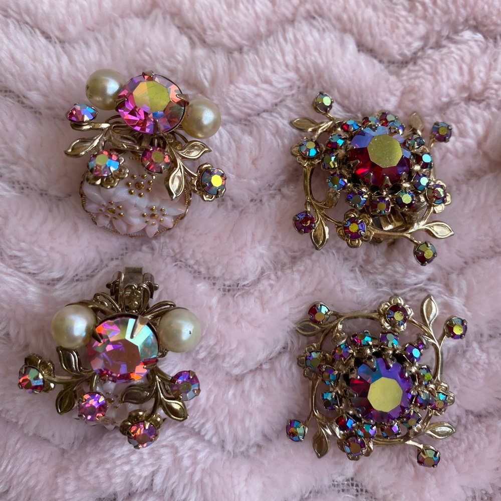 Vintage Clip Earring Lot - Picture 4 of 15